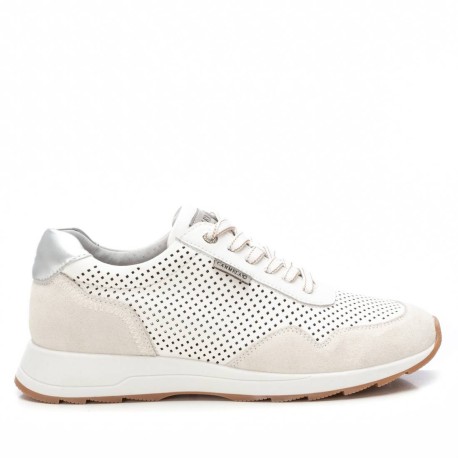 Zapatilla de mujer blanco CARMELA 162151 | Troen Canarias