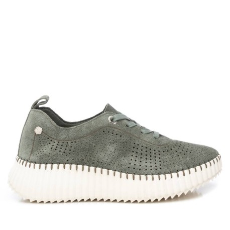 Mocasín de mujer verde CARMELA 162325 | Troen Canarias