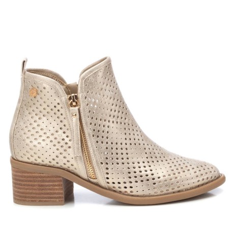 XTI 143961 oro cremallera |  Calzados Troen
