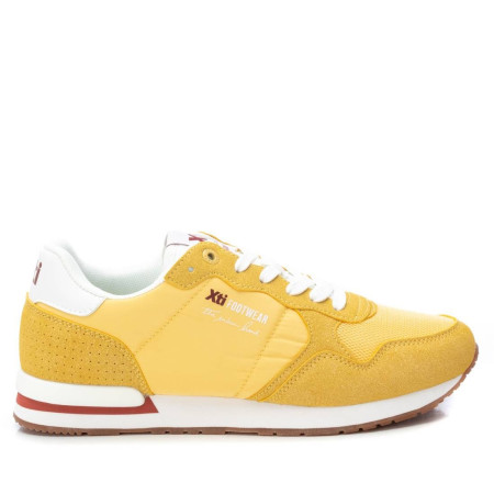 Zapatilla de hombre amarillo XTI 141211 | Troen Canarias