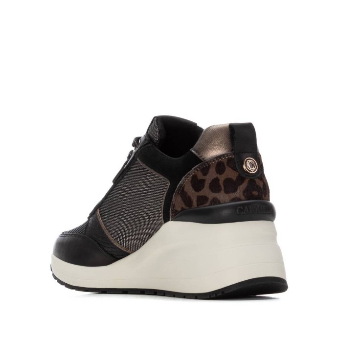 Zapatilla de mujer negro CARMELA 162521 | Troen Canarias