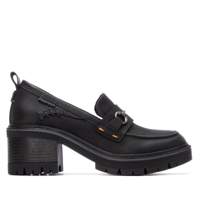 Mocasín de mujer negro Refresh 172908 | Troen Canarias
