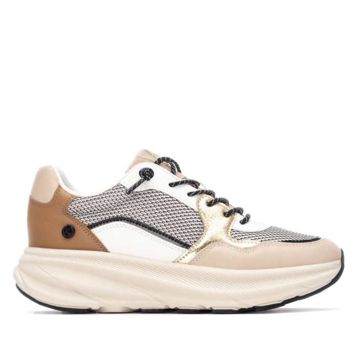 Zapatilla de mujer gris XTI 144686 | Troen Canarias