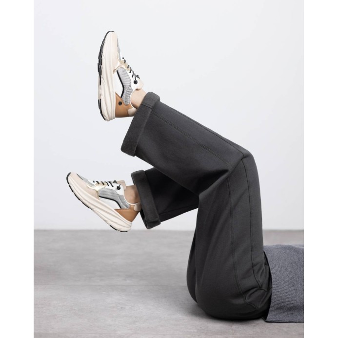 Zapatilla de mujer gris XTI 144686 | Troen Canarias