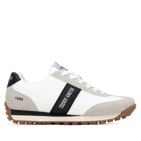 Zapatilla de mujer blanco Teddy Smith 120548 | Troen Canarias