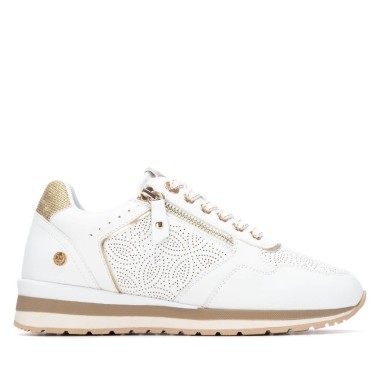 Zapatilla de mujer blanco XTI 145163 | Troen Canarias