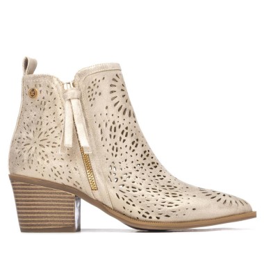 XTI 145327 oro cremallera |  Calzados Troen