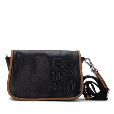 Bandolera de mujer Refresh negro 183378 | Troen Tenerife