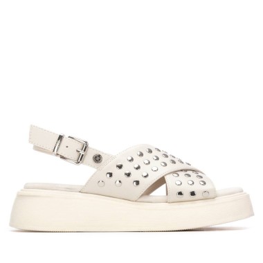 XTI 145239 blanco hebilla |  Calzados Troen