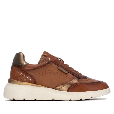 Zapatilla de mujer marron CARMELA 164219 | Troen Canarias