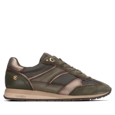 Zapatilla de mujer verde CARMELA 164233 | Troen Canarias