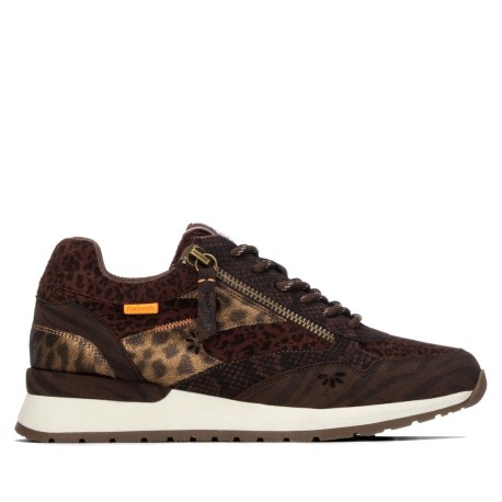 Zapatilla de mujer marron Refresh 176219 | Troen Canarias