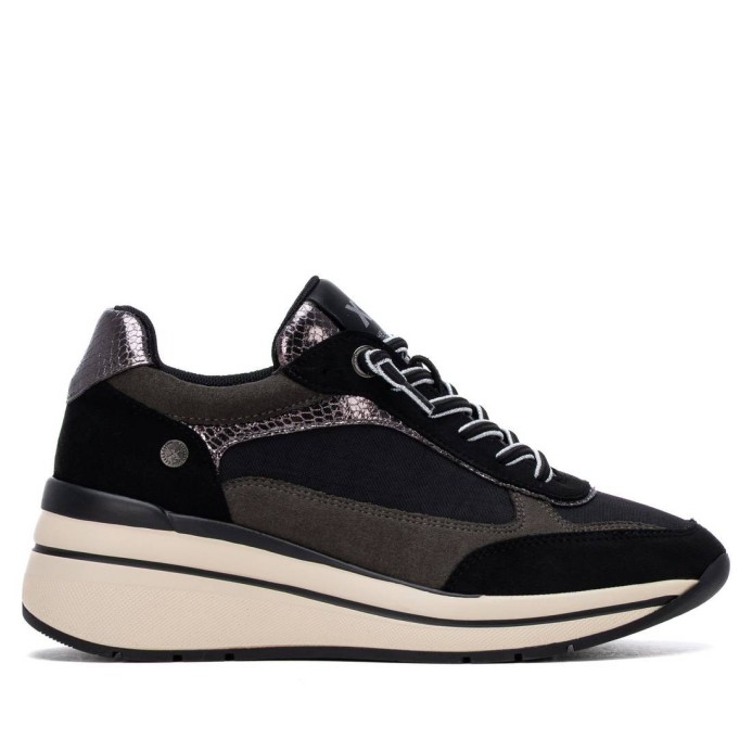 Zapatilla de mujer negro XTI 146170 | Troen Canarias