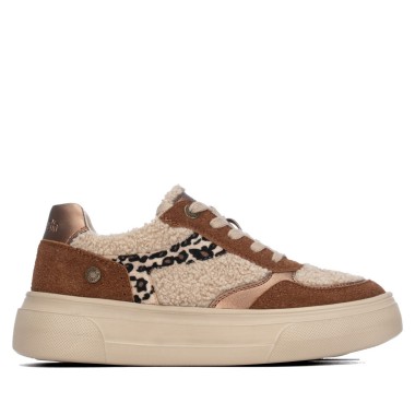 Zapatilla de mujer marron Refresh 176236 | Troen Canarias