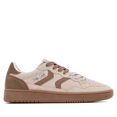 Zapatilla de mujer marron Teddy Smith 121139 | Troen Canarias