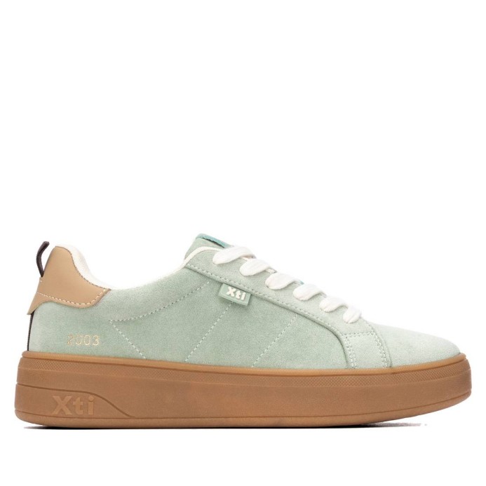 Zapatilla de mujer verde XTI 146270 | Troen Canarias