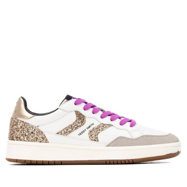Zapatilla de mujer marron Teddy Smith 121134 | Troen Canarias