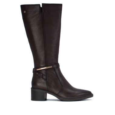 CARMELA 164376 marron cremallera |  Calzados Troen