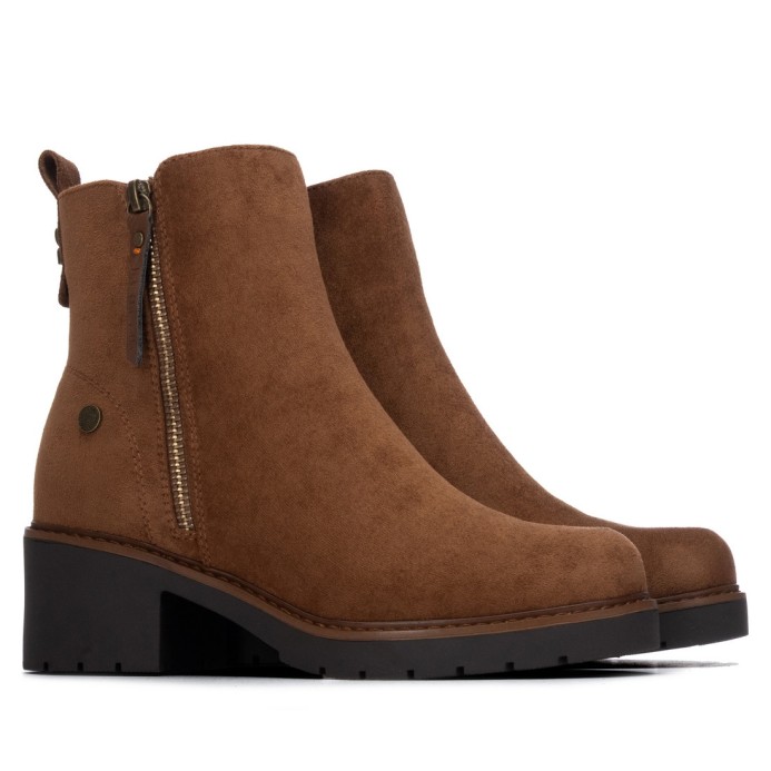 Refresh 176283 marron cremallera |  Calzados Troen