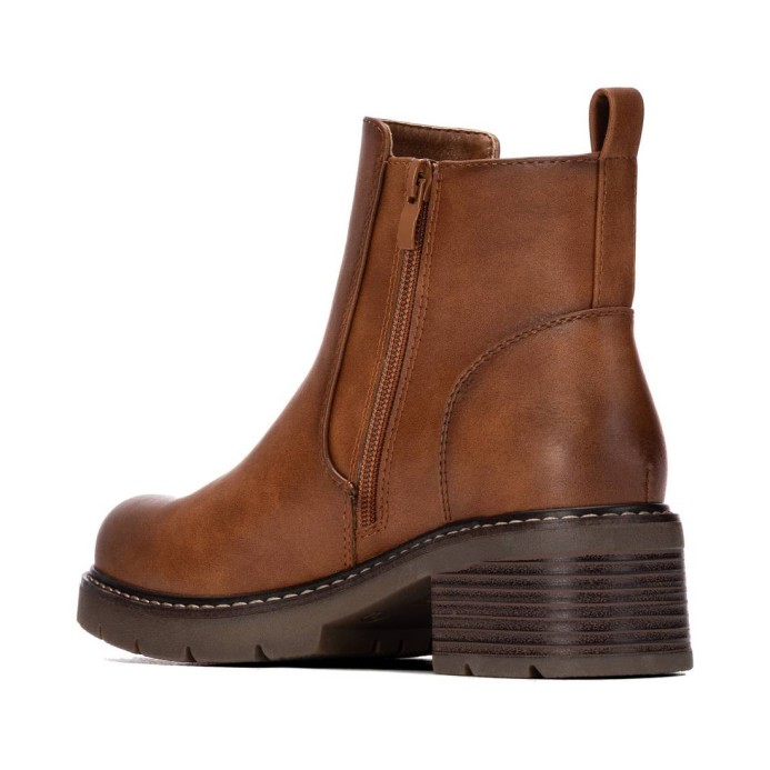 XTI 130710 marron cremallera |  Calzados Troen