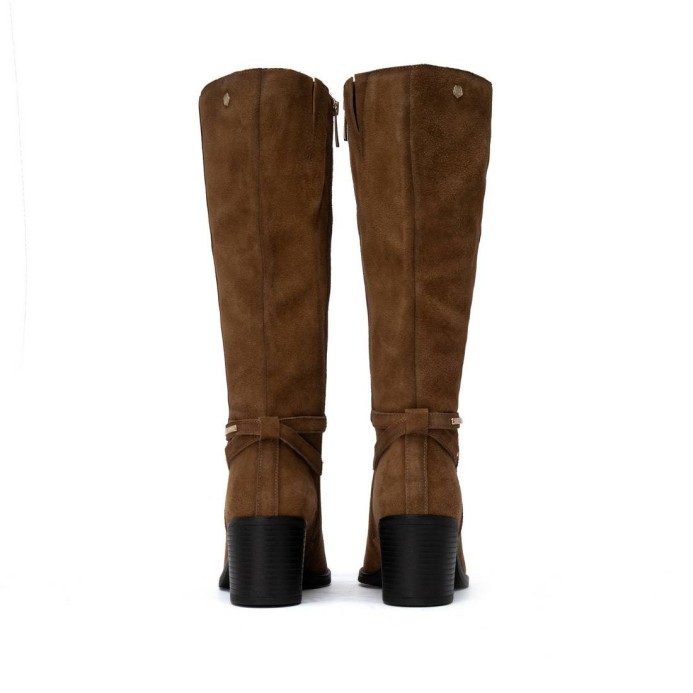 CARMELA 164399 marron cremallera |  Calzados Troen